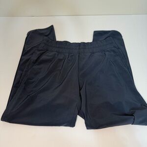 Free Fly Women's Breeze Drift Pants Storm Cloud Blue Athleisure Taper Leg Medium